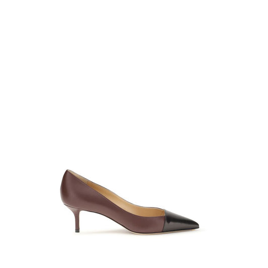 Francesco Russo Multicolor Calf Leather Bos Taurus Mid Heel Pumps Francesco Russo