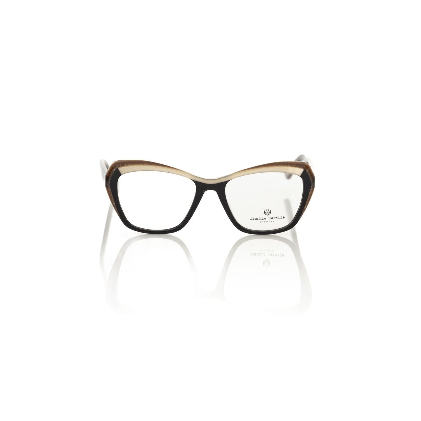 Frankie Morello Black Acetate Women's Eyeglass Frame Frankie Morello