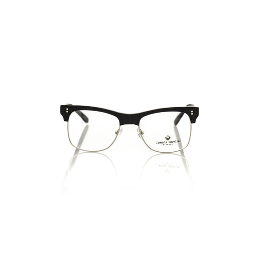 Frankie Morello Black Metallic Men's Eyeglass Frame Frankie Morello