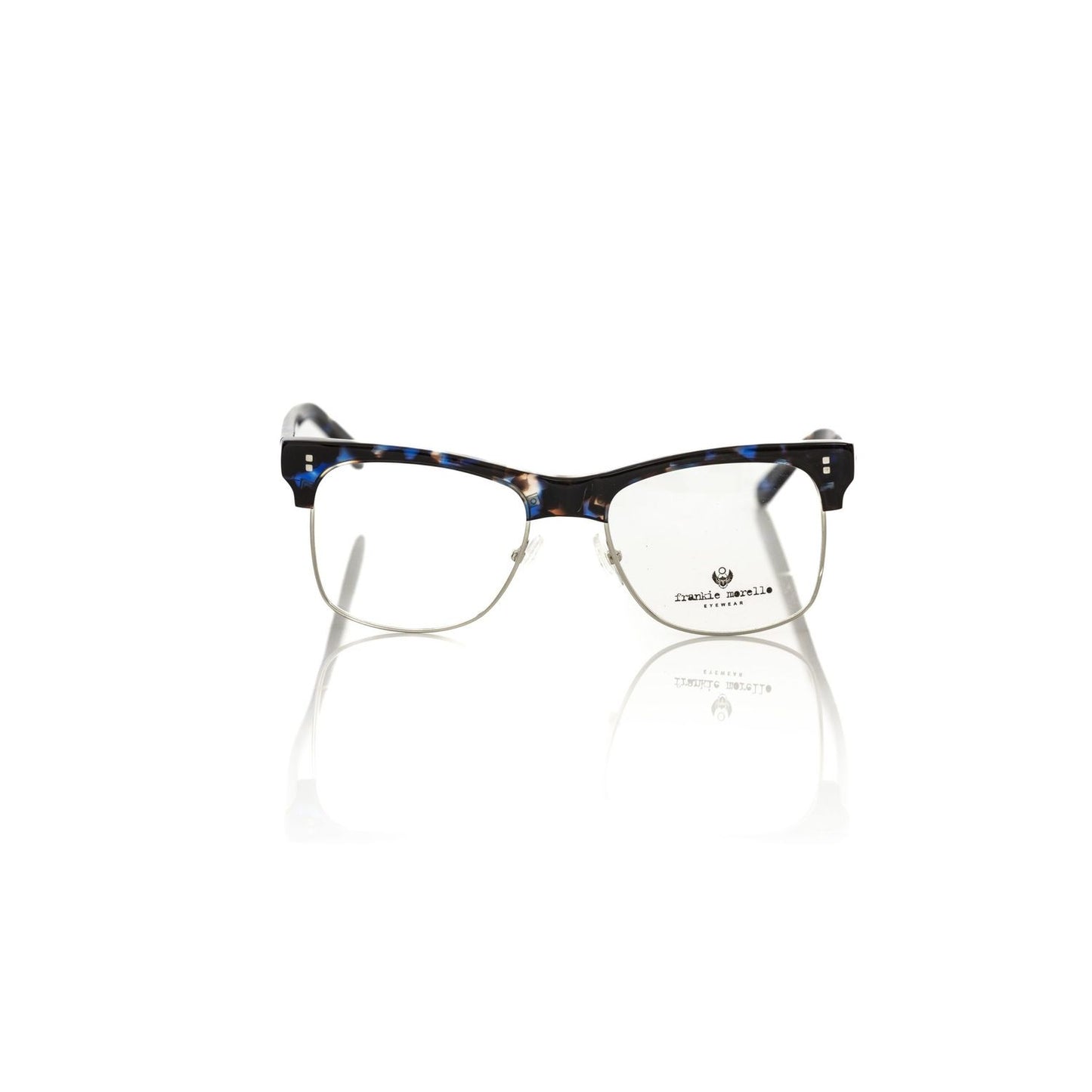 Frankie Morello Blue Metallic Men Frame Frankie Morello