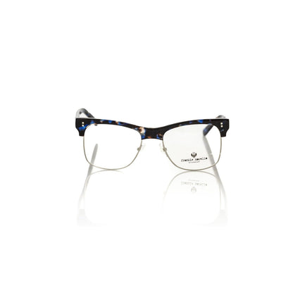 Frankie Morello Blue Metallic Men Frame Frankie Morello