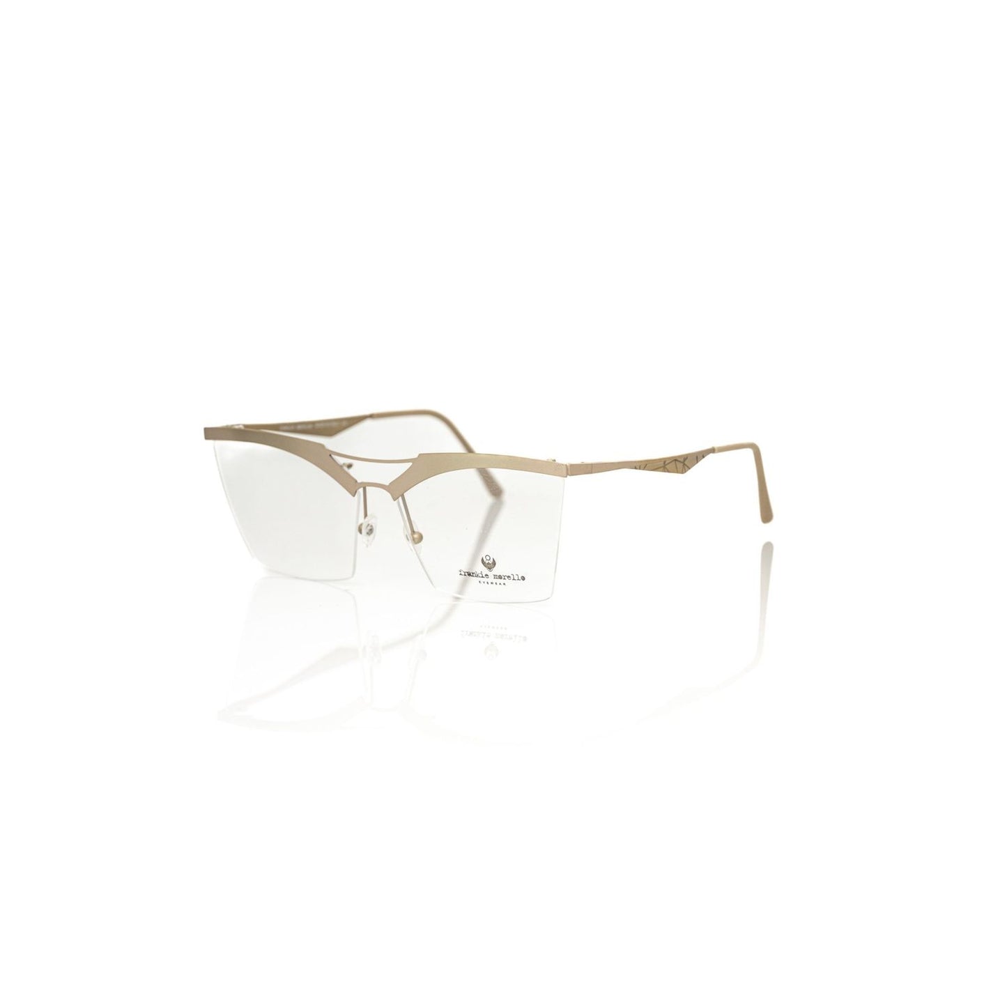 Frankie Morello Brown Metallic Women's Eyeglass Frame Frankie Morello