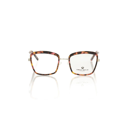 Frankie Morello Red Metallic Women's Eyeglass Frame Frankie Morello