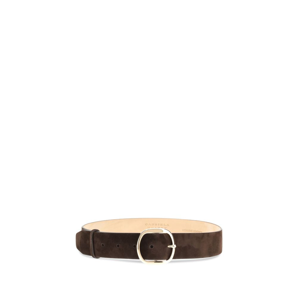 Gabriela Hearst Brown Leather Regular Belt Gabriela Hearst