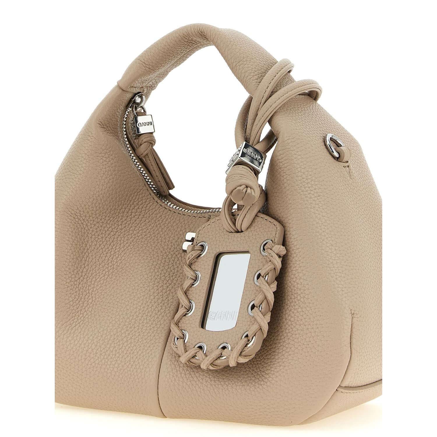 Ganni Beige Polyester Handbag