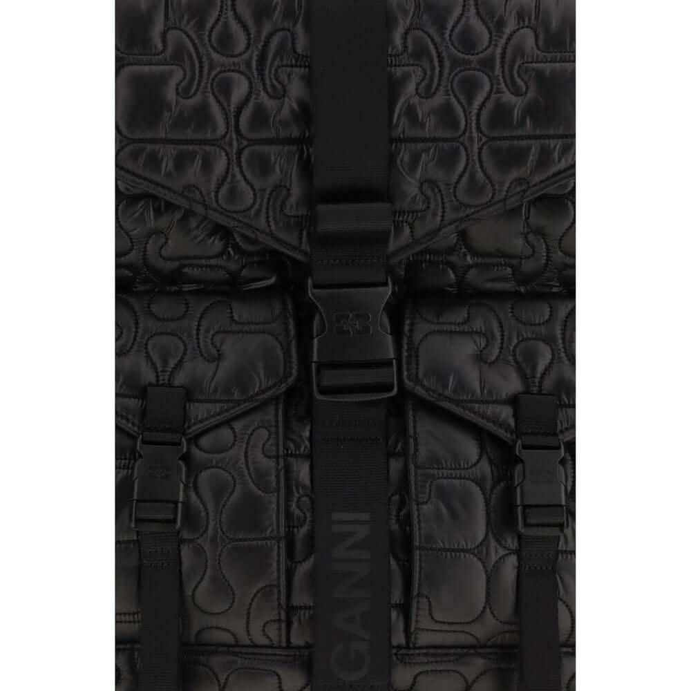 Ganni Black Polyamide Backpack