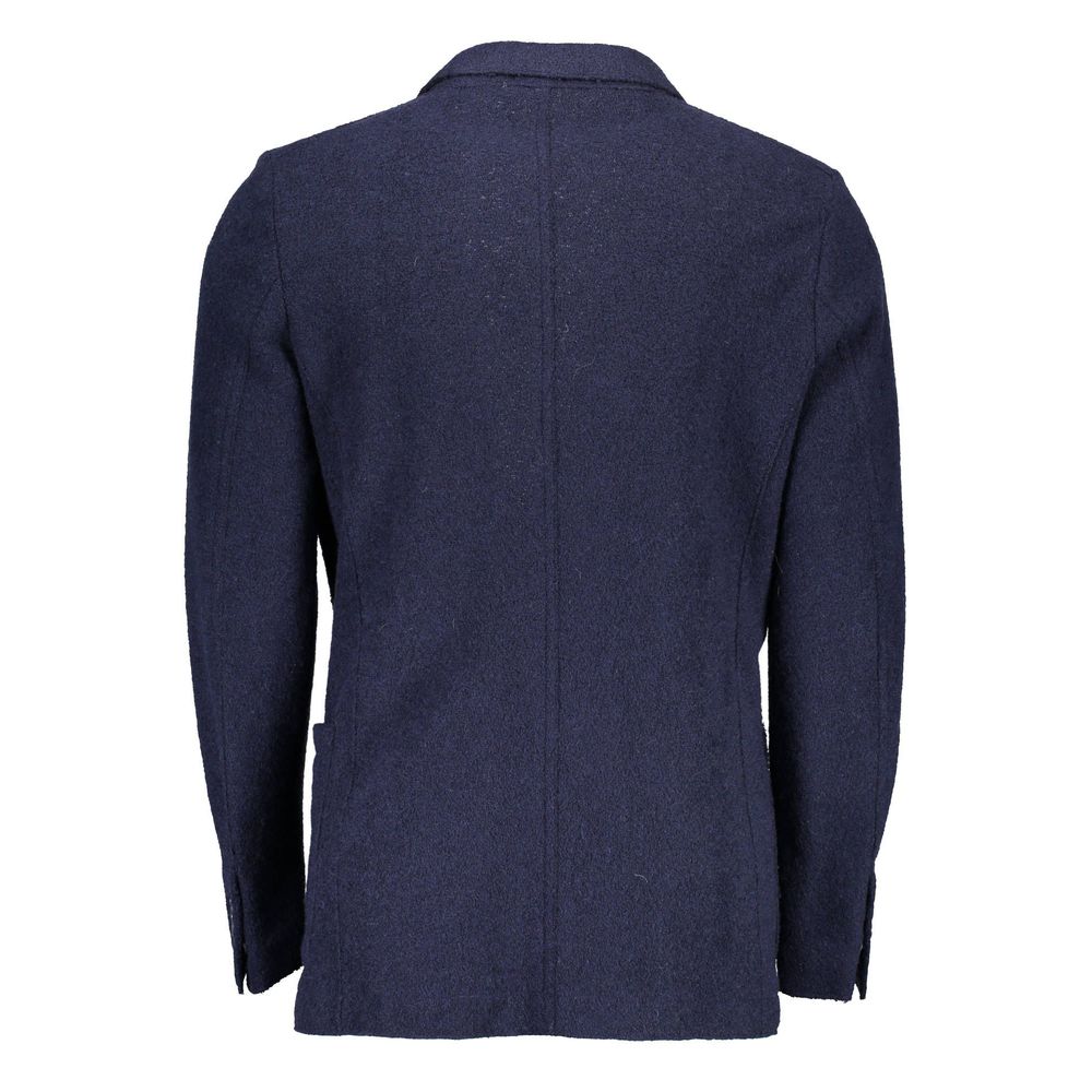 Gant Blue Wool Blazer Gant