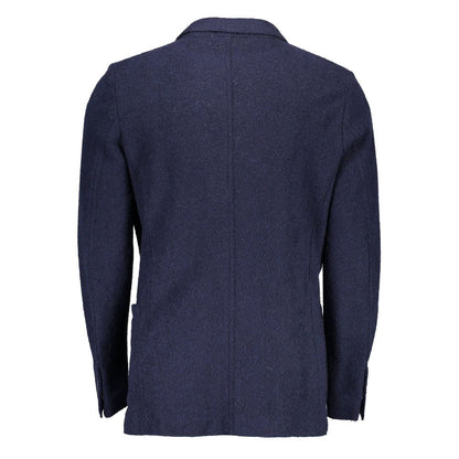 Gant Blue Wool Blazer Gant
