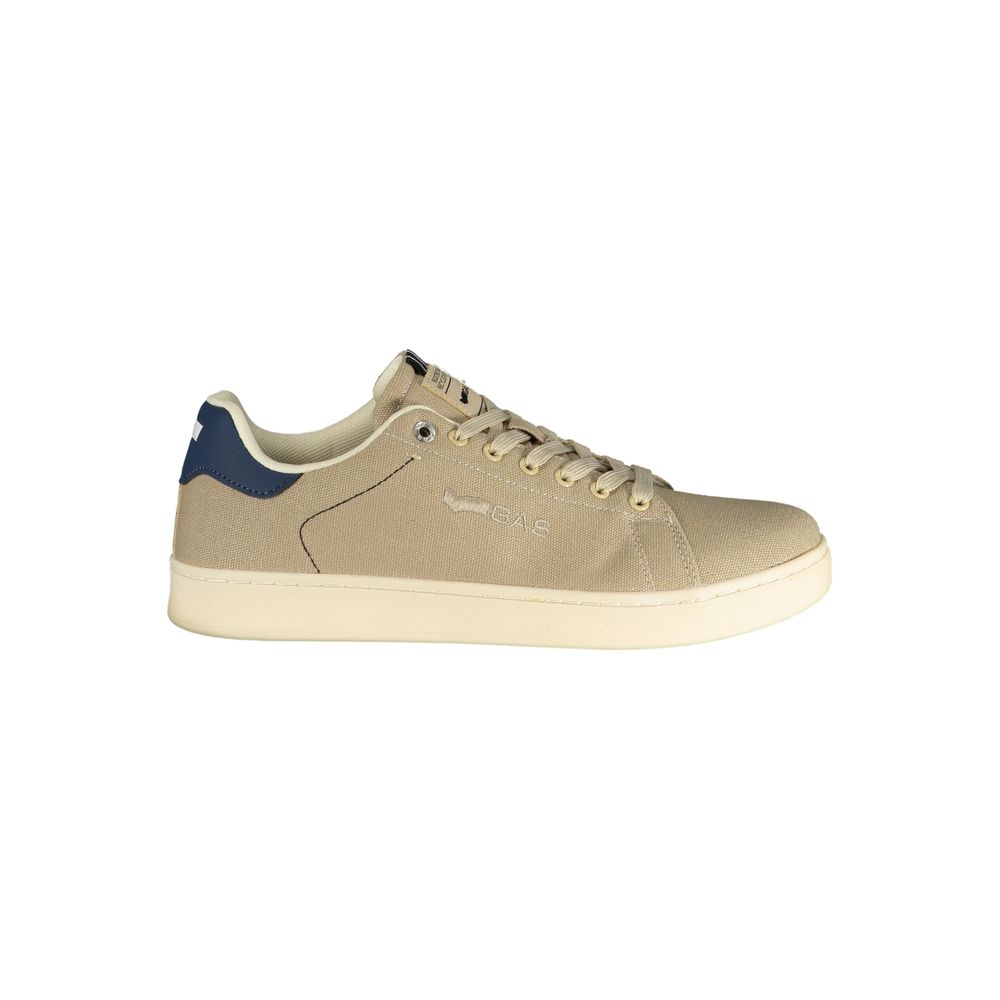 Gas Beige Polyester Men Sneaker 1728,67403481248,Athletic - Sneakers - Shoes,Beige,EU40/US7,EU41/US8,EU42/US9,EU43/US10,EU44/US11,EU45/US12,Gas,Men,New with tags,Shoes,Sneakers - Shoes