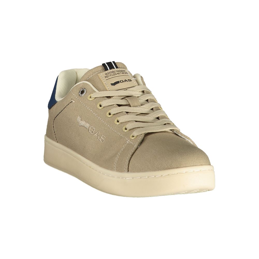 Gas Beige Polyester Men Sneaker 1728,67403481248,Athletic - Sneakers - Shoes,Beige,EU40/US7,EU41/US8,EU42/US9,EU43/US10,EU44/US11,EU45/US12,Gas,Men,New with tags,Shoes,Sneakers - Shoes