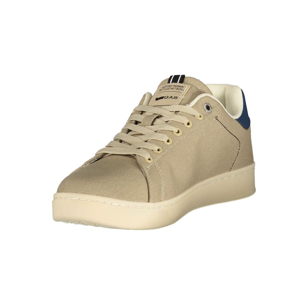 Gas Beige Polyester Men Sneaker 1728,67403481248,Athletic - Sneakers - Shoes,Beige,EU40/US7,EU41/US8,EU42/US9,EU43/US10,EU44/US11,EU45/US12,Gas,Men,New with tags,Shoes,Sneakers - Shoes
