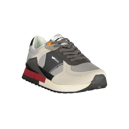 Gas Grey Polyurethane Men Sneaker 1728,67403481248,Athletic - Sneakers - Shoes,EU40/US7,EU41/US8,EU42/US9,EU43/US10,EU44/US11,EU45/US12,EU46,Gas,Gray,Men,New with tags,Shoes,Sneakers - Shoes