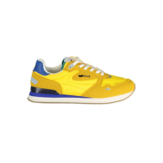 Gas Yellow Polyurethane Men Sneaker 1728,67403481248,Athletic - Sneakers - Shoes,EU40/US7,EU41/US8,EU42/US9,EU43/US10,EU44/US11,EU45/US12,EU46,Gas,Men,New with tags,Shoes,Sneakers - Shoes,Yellow