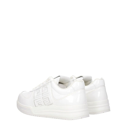 Givenchy White Leather Low Top Sneakers