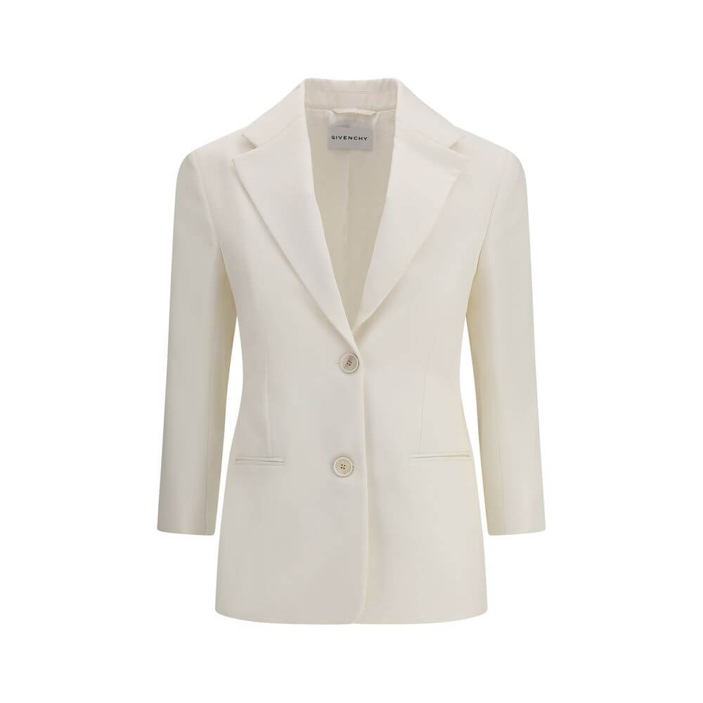 Givenchy White Wool Blazer