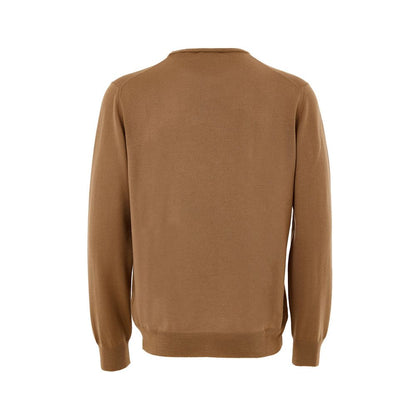 Gran Sasso Brown Wool Sweatshirt