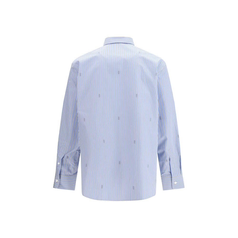 Gucci Blue Cotton Pattern Shirt 1728,67397976224,Blue,Clothing,Gucci,IT44|L,New with tags,Pattern - Shirts - Clothing,Shirts - Clothing,Shirts - Women - Clothing,Women,Women - Clothing