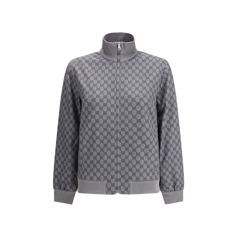 Gucci Gray Polyester Sweatshirt Gucci