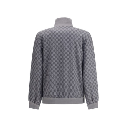 Gucci Gray Polyester Sweatshirt Gucci