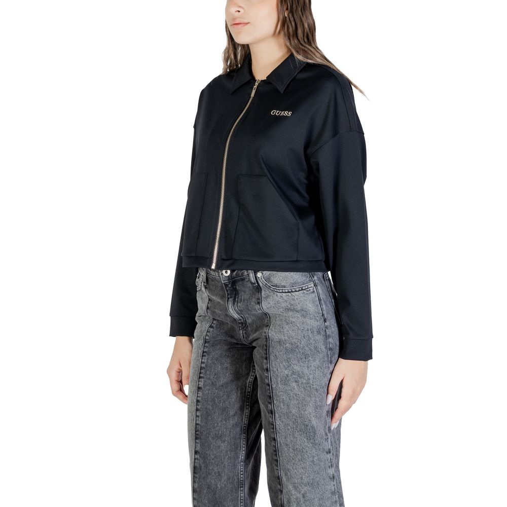 Guess Active Black Polyamide Sweatshirt