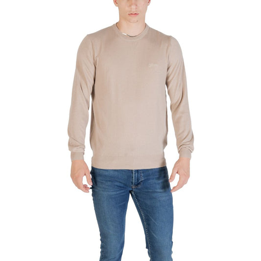 Guess Beige Polyester Sweatshirt 1728,71956299936,Beige,Clothing,Guess,IT54 | XXL,Men,New with tags,Sweaters - Clothing,Sweatshirts - Sweaters - Clothing