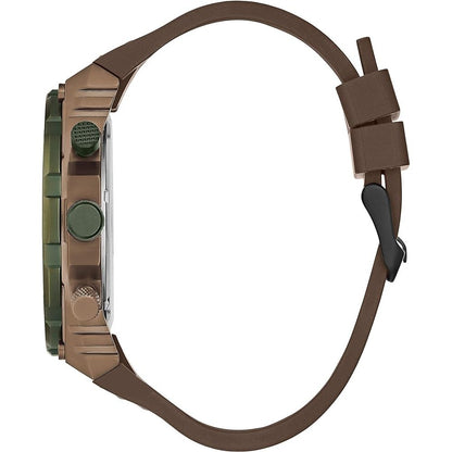 Guess Brown Synthetic Dress Watch Guess