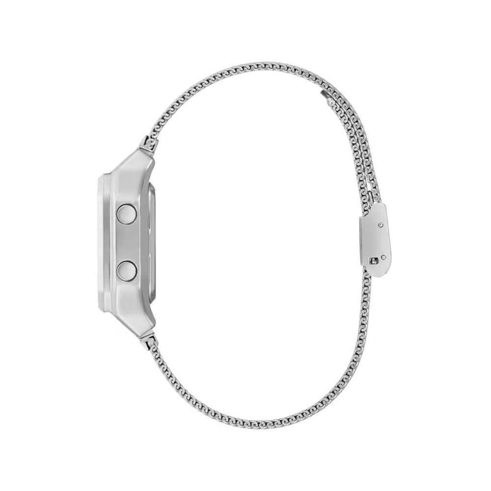 Guess Gray Stainless Steel Digital Watch