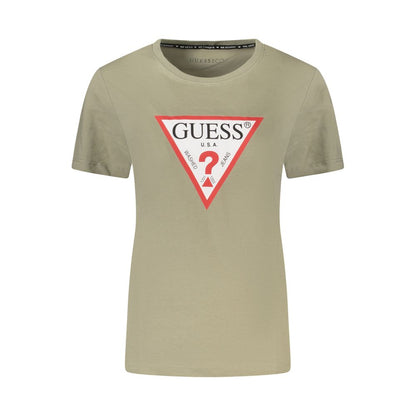 Guess Jeans Verde Cotton Women T-Shirt