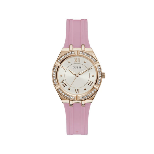 Guess Multicolor Rubber Dress Watch
