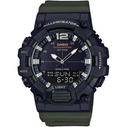 CASIO SPORT Mod. ILLUMINATOR - BLACK, ARMY GREEN