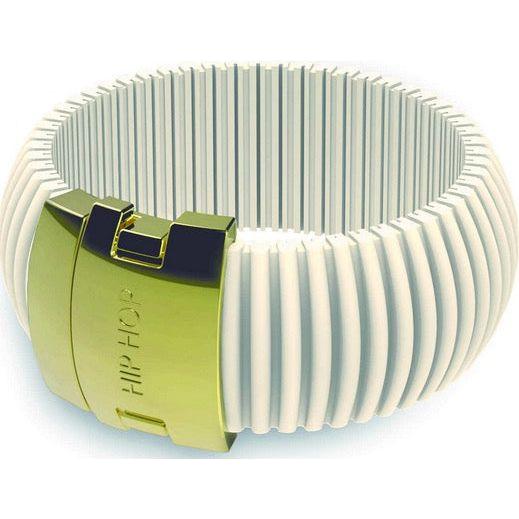 HIP HOP BIJOUX Mod. ICON WHITE DESIGNER FASHION JEWELLERY