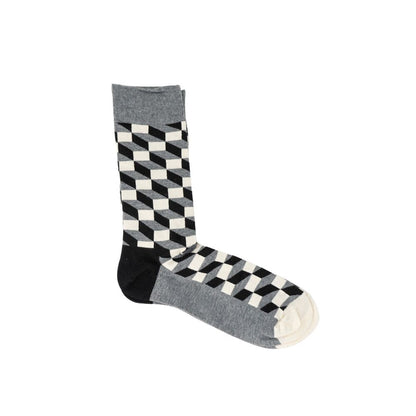 Happy Socks Gray Cotton Socks