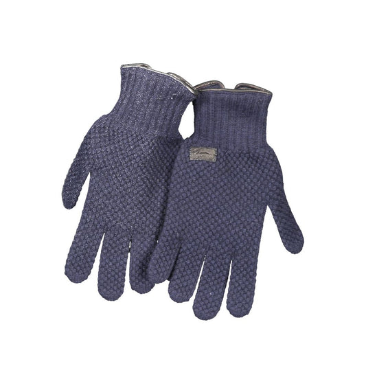 Harmont & Blaine Blue Wool Men's Glove