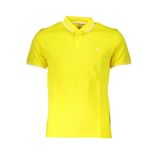 Harmont & Blaine Yellow Cotton Men Polo