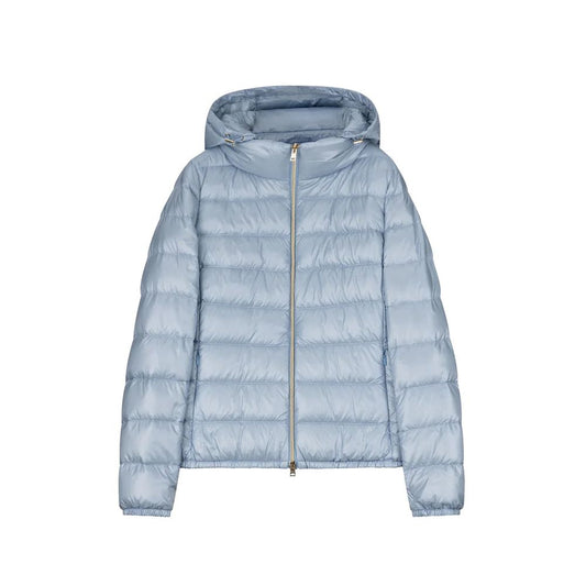 Herno Blue Polyamide Full-Length Jacket