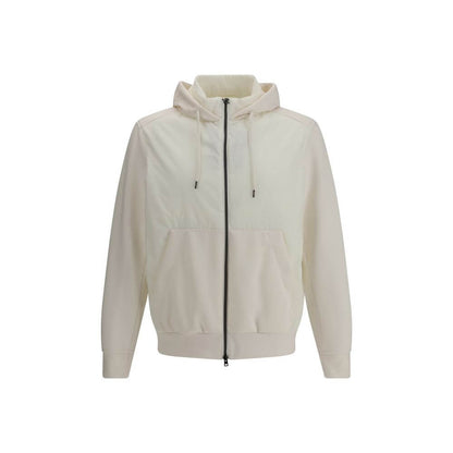 Herno White Polyamide Shell Jacket