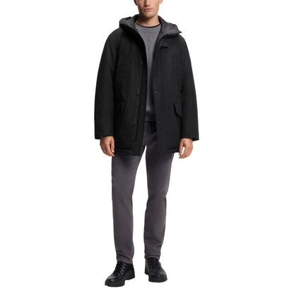 Hugo Boss Black Polyester Full-Length Jacket 1728,71956299936,Black,Clothing,Full-Length Jackets - Jackets & Coats - Clothing,Hugo Boss,IT50 | L,IT52 | XL,Jackets & Coats - Clothing,Men,New with tags