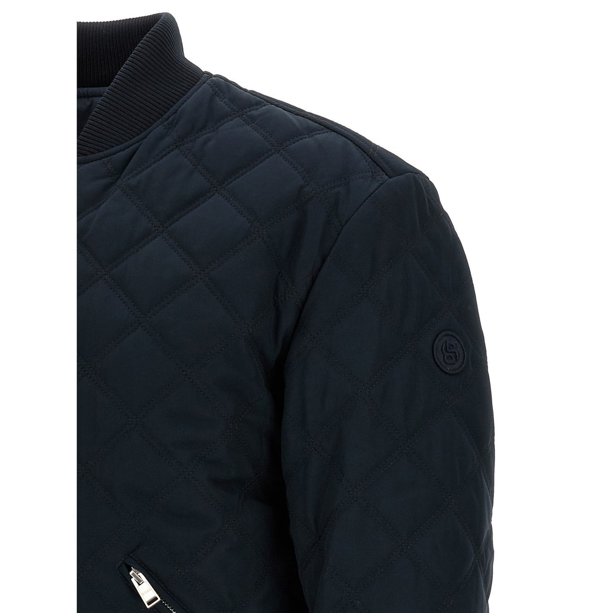 Hugo Boss Blue Polyester Bomber