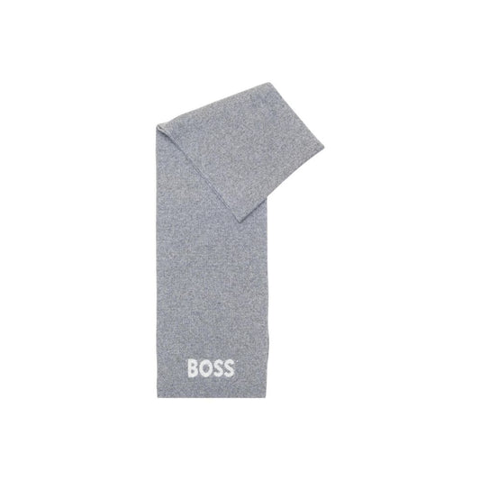 Hugo Boss Gray Polyacrylic Scarf 1728,71956299936,Accessories,Gray,Hugo Boss,Men,New with tags,Scarves - Accessories,Scarves - Scarves - Accessories