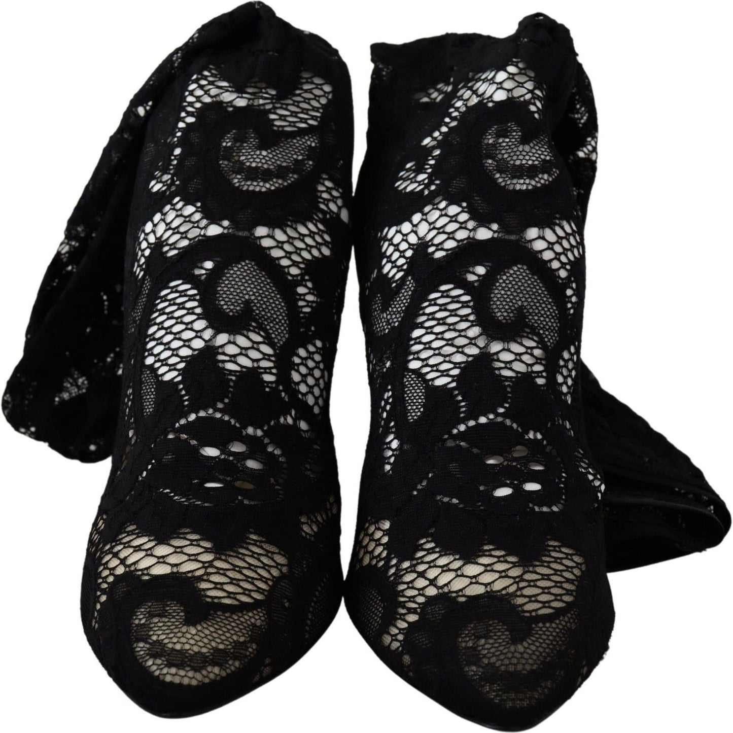 Dolce & GabbanaElegant Black Stretch Sock PumpsMcRichard Designer Brands£529.00