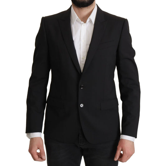 Dolce & GabbanaElegant Slim Fit Black Blazer JacketMcRichard Designer Brands£1309.00