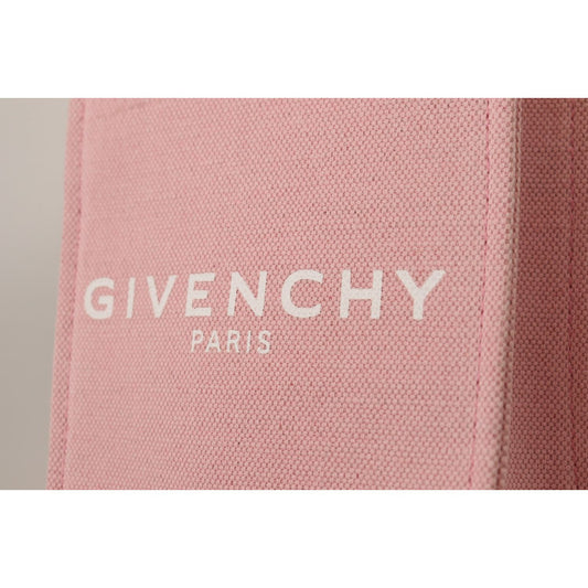 Givenchy Chic Bright Pink Mini Rectangle Shoulder Bag pink-coated-canvas-vertical-mini-shoulder-bag