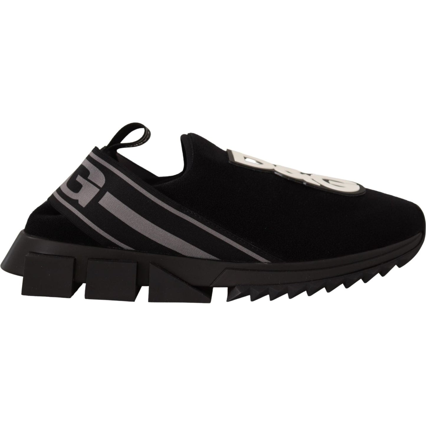 Dolce & Gabbana Chic Black Low Top Designer Sneakers chic-black-low-top-designer-sneakers