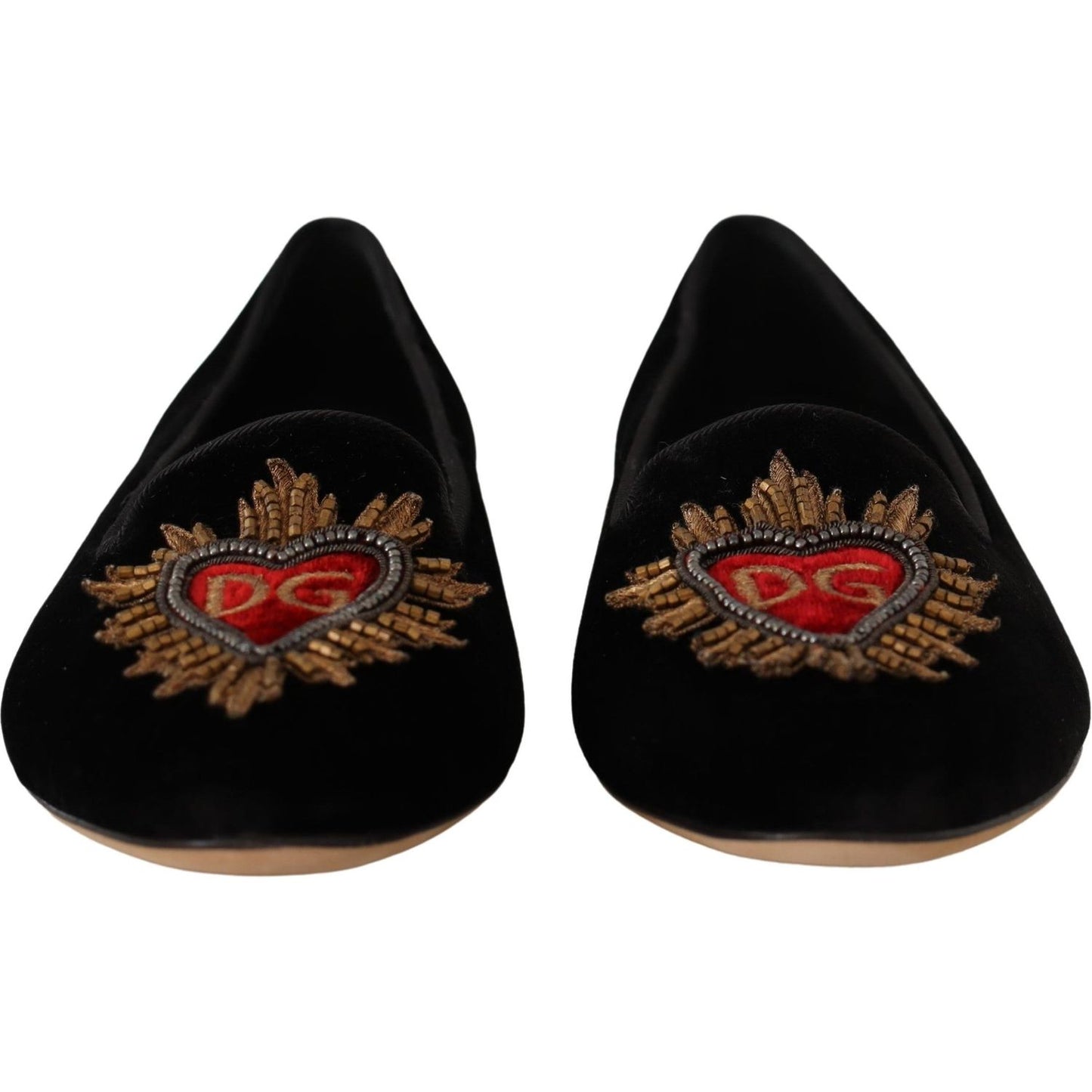 Dolce & GabbanaElegant Patent Leather Flat ShoesMcRichard Designer Brands£329.00
