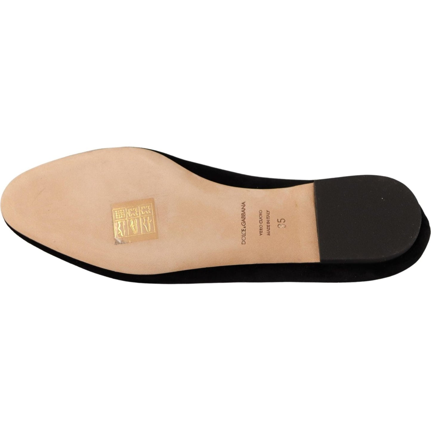 Dolce & Gabbana Elegant Patent Leather Flat Shoes black-dg-sacred-heart-patch-slip-on-flat-shoes