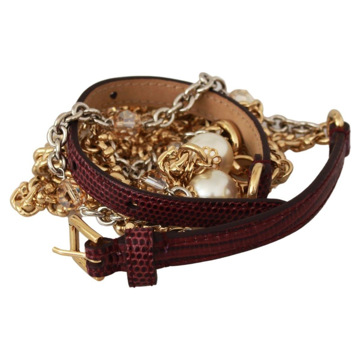 Dolce & Gabbana Crystal Studded Waist Belt in Purple purple-leather-gold-chain-crystal-waist-belt Belt IMG_1605-c194958b-e23.jpg
