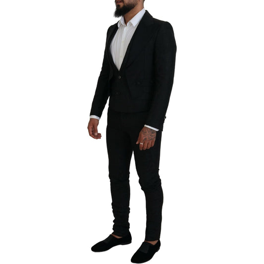 Dolce & GabbanaElegant Black Martini Suit for the Modern ManMcRichard Designer Brands£1639.00