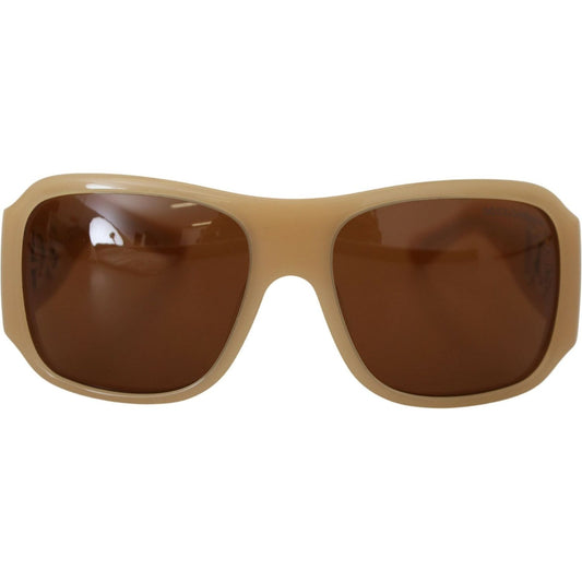 Dolce & Gabbana Elegant Cream Swarovski Sunglasses cream-dg4027b-swarovski-stones-brown-lens-sunglasses