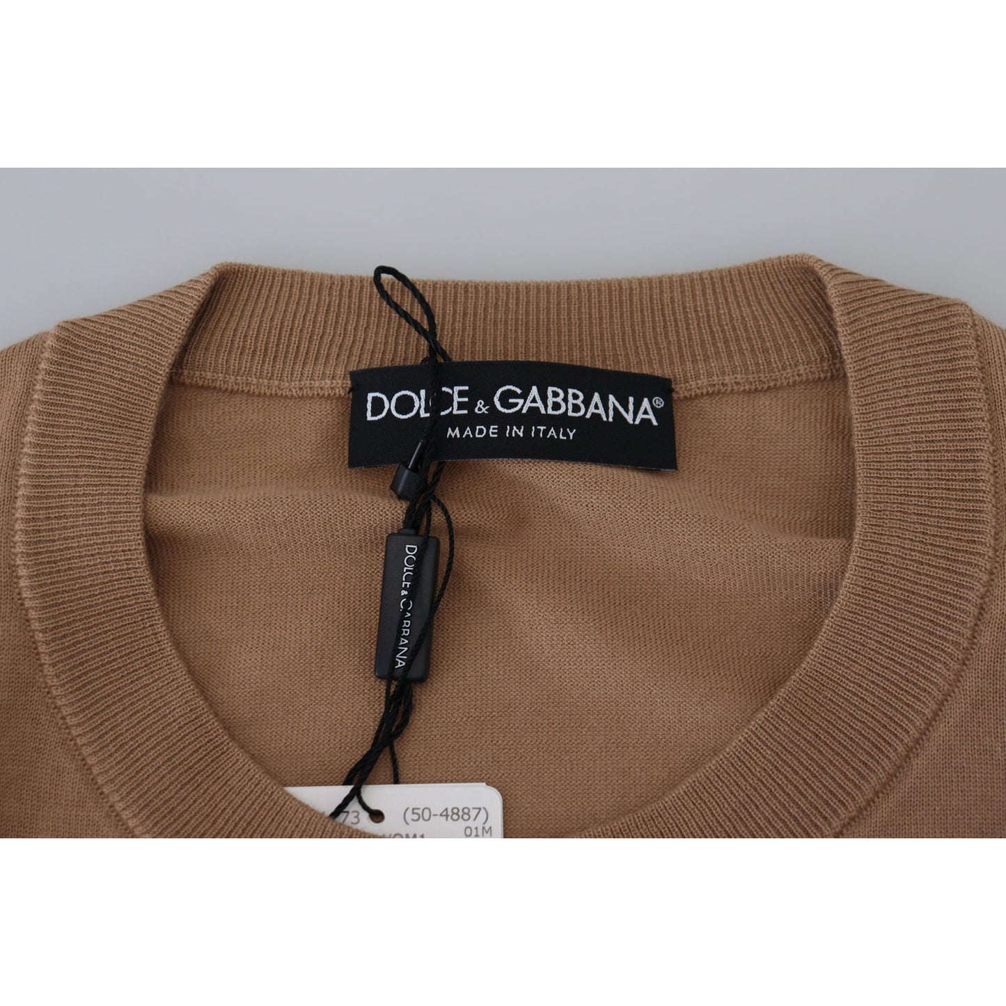 Dolce & GabbanaBeige Cashmere Crewneck Pullover SweaterMcRichard Designer Brands£579.00