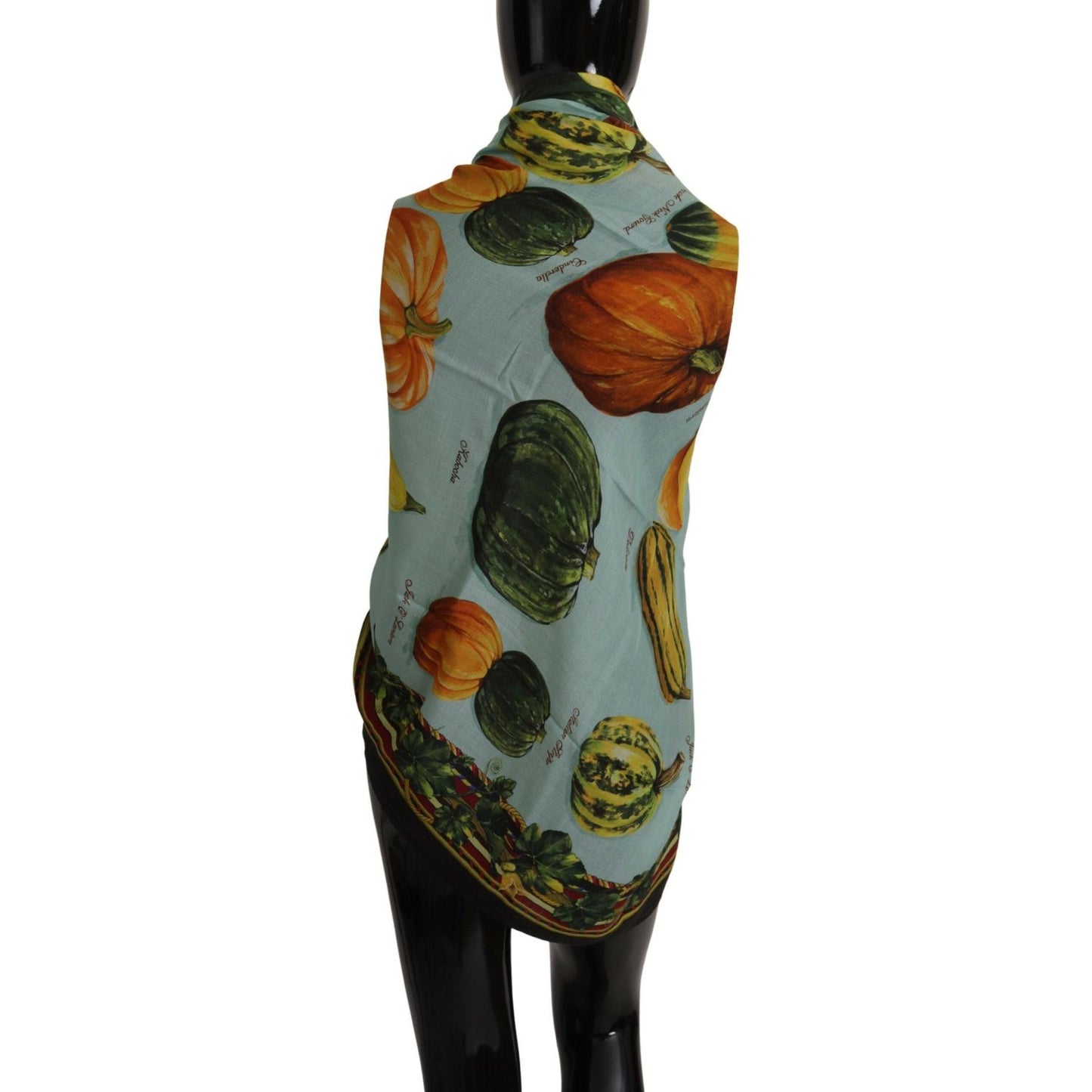 Dolce & Gabbana Vegetable Print Silk Blend Scarf vegetable-print-silk-blend-scarf